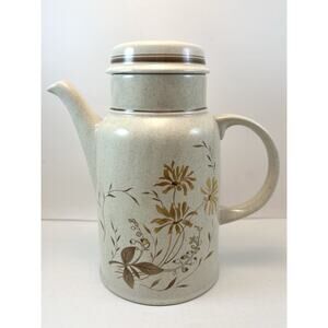 Royal Doulton Lambethware Sandsprite Coffee Pot & Lid LS 1013 Tea England MINT‎